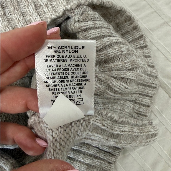 Cable Knit Wide Sleeve Pullover Sweater - Picture 10 of 10